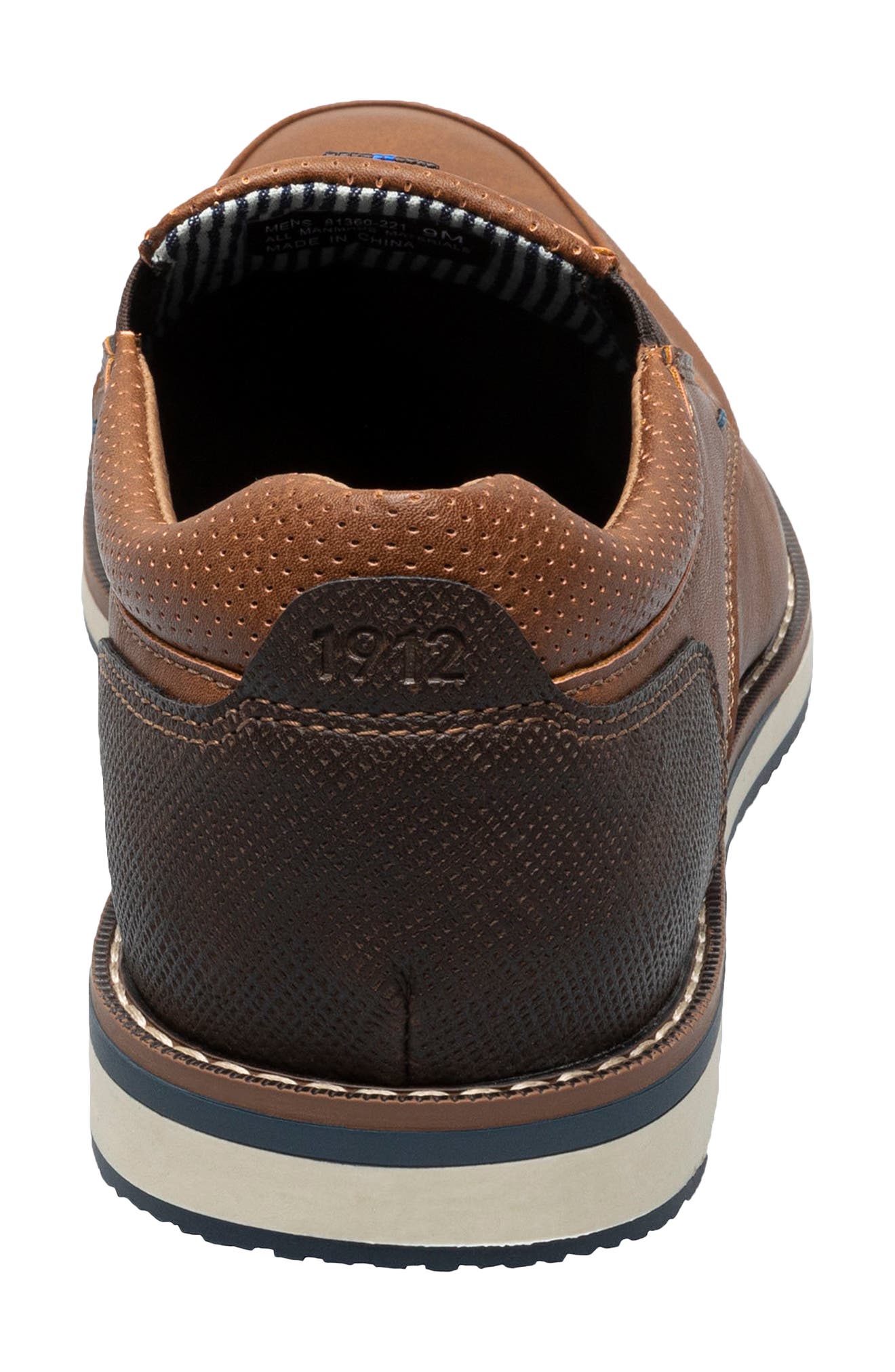 Hyde II Moc Toe Loafer - Wide Width Available, Alternate, color, COGNAC