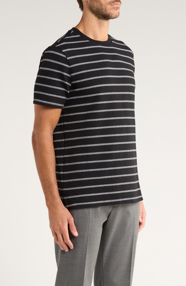 Robert Barakett Thiago Stripe T-Shirt, Alternate, color, Black