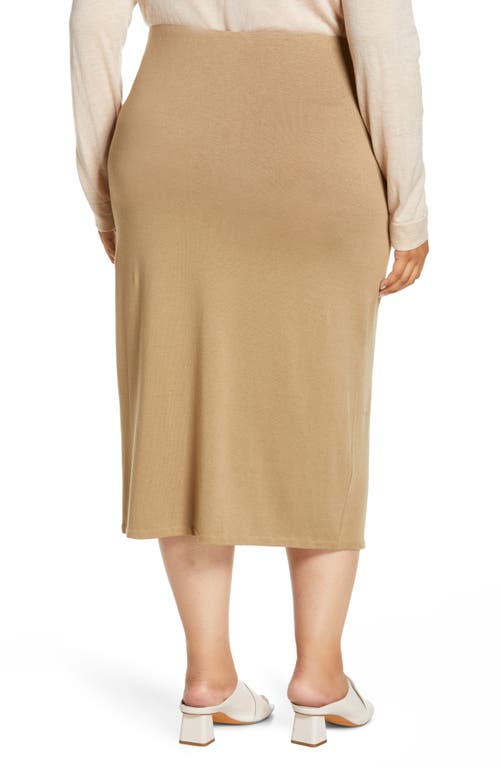 VINCE VINCE OVERLAP MIDI SKIRT 