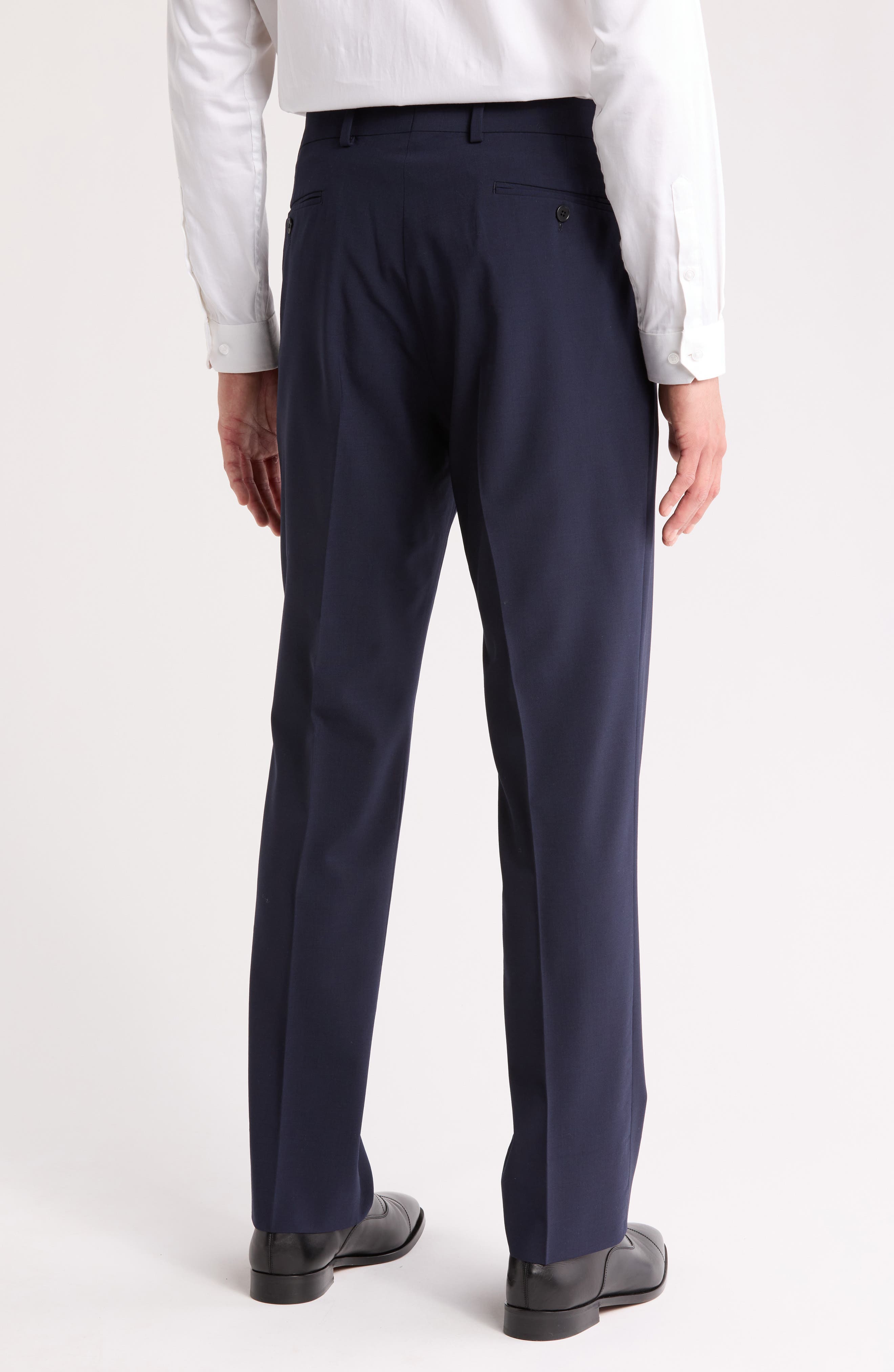 Brooks Brothers Classic Fit Wool Blend Suit Pants (Men