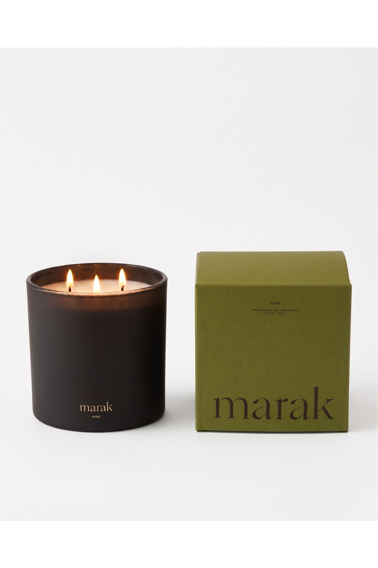 Pine - Noble Fir & Balsam Wood - 3-Wick 23 Oz / 652 G, Alternate, color, Gift Wrapping