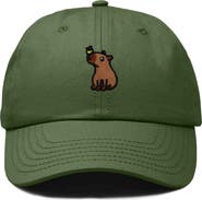 Dalix Capybara Embroidered Everyday Hat