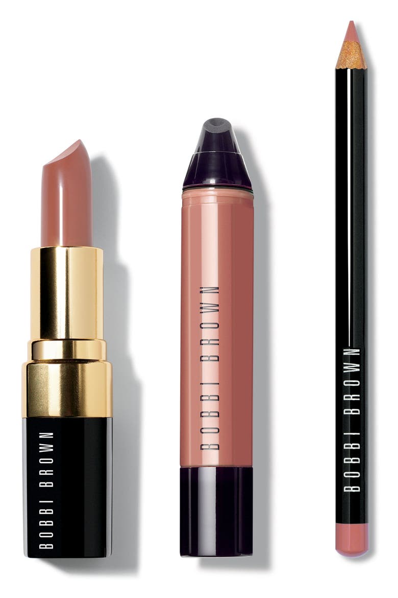 Nude Lip Trio (Nordstrom Exclusive), Main, color, NUDE