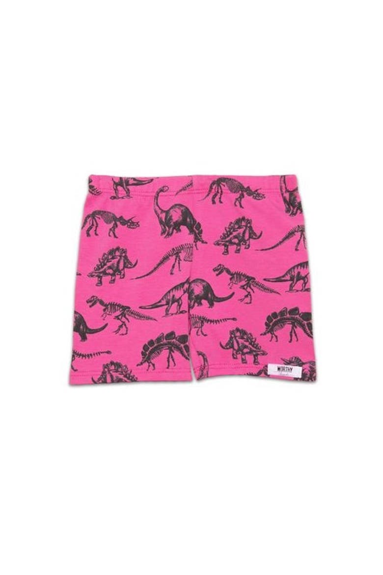 Girls Biker Shorts, Main, color, Dino