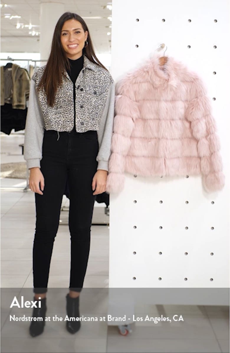 Faux Fur Tiered Coat, sales video thumbnail