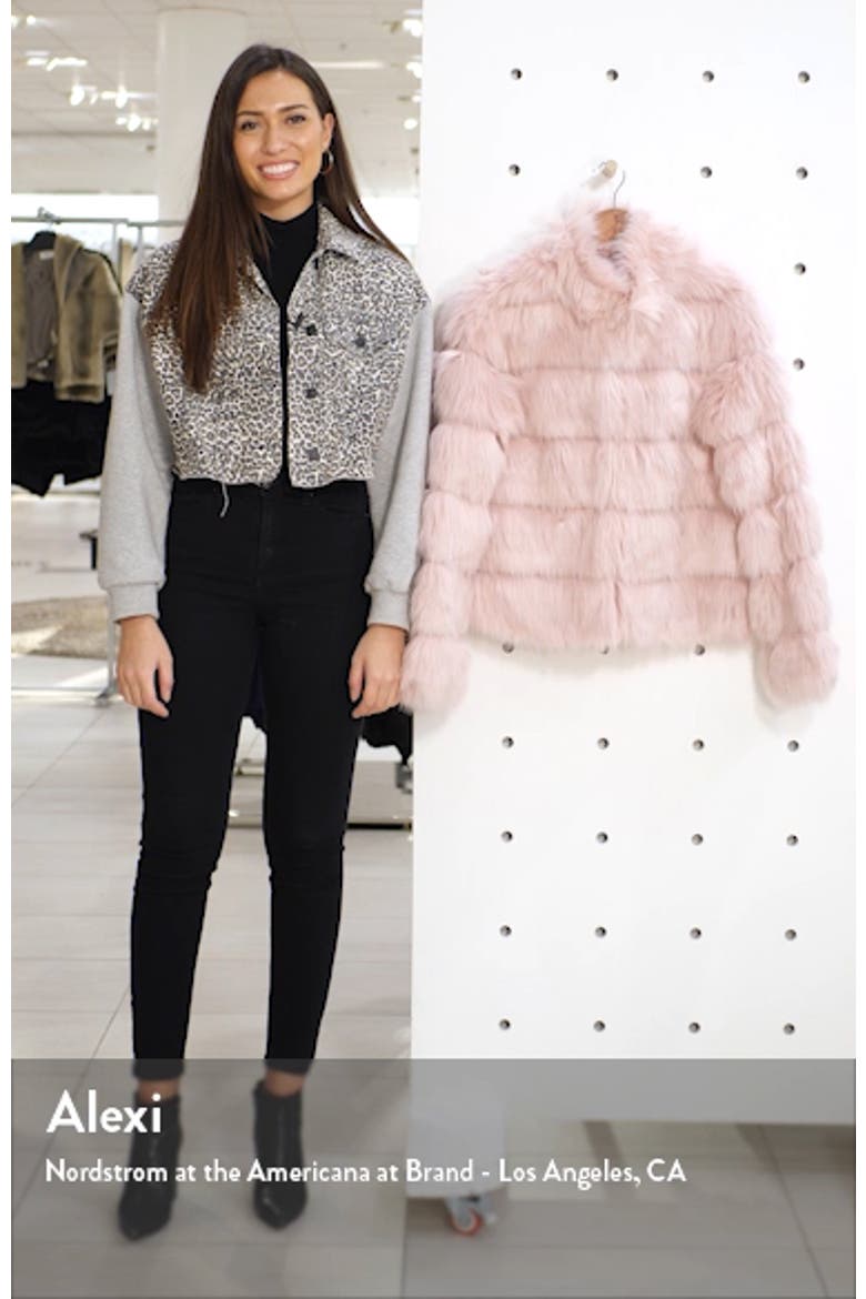 Faux Fur Tiered Coat video