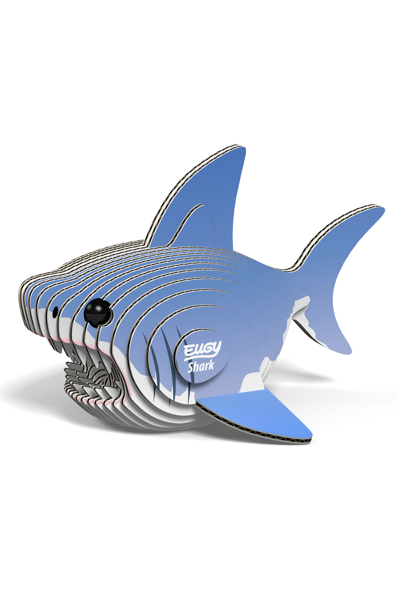 Shark 3D Puzzle, Alternate, color, No Color