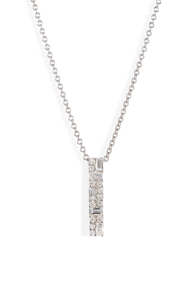 Bony Levy Gatsby Diamond Bar Pendant Necklace, Main, color,