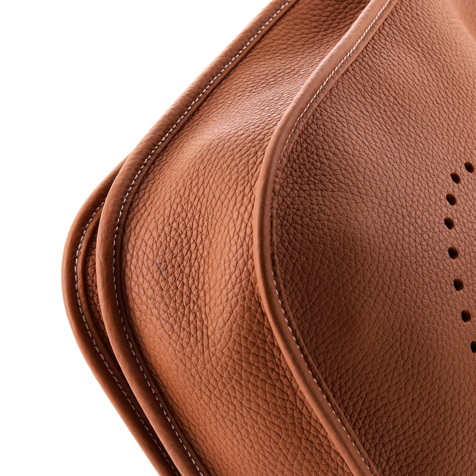 Pre-Owned Hermes Evelyne Bag Gen III Clemence PM, Alternate, color, Gold