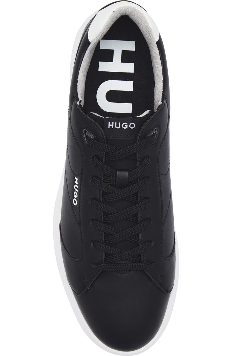 BOSS Riven Low Top Sneaker, Alternate, color, Black/ White