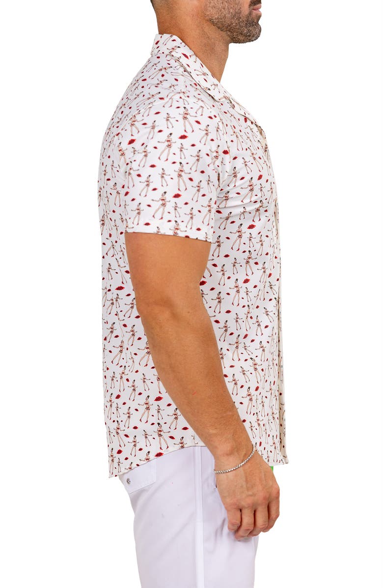 Maceoo Marthy White Camp Shirt, Alternate, color, 