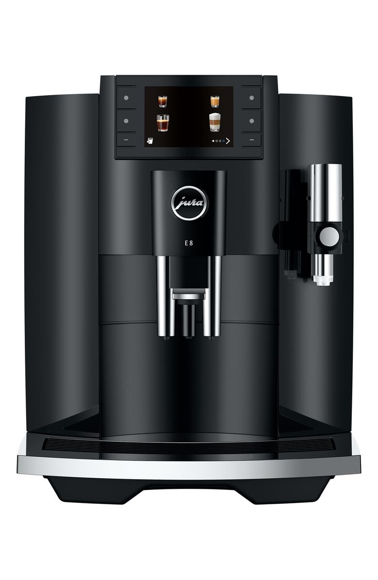 JURA E8 Automatic Coffee Machine, Main, color, Black