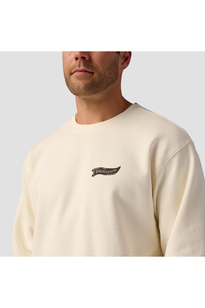 Washington Dc Poster Crew Sweatshirt, Alternate, color, Vintage White