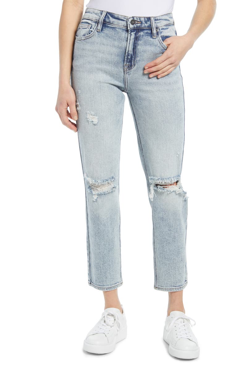 HIDDEN JEANS Ripped Slim Boyfriend Jeans, Main, color,
