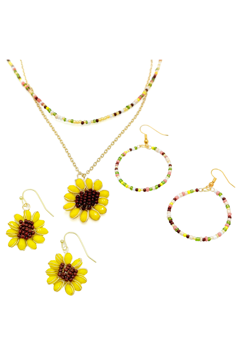 Mirasol Necklace, Alternate, color, Yellow