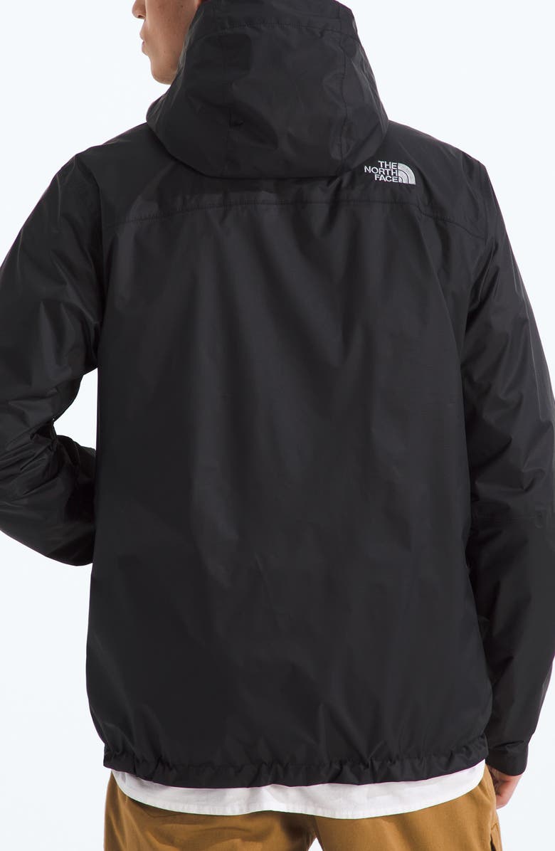The North Face Venture 2 Hooded Waterproof Rain Jacket, Alternate, color, Tnf Black