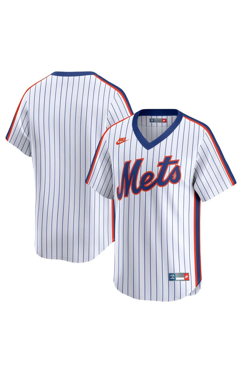 Nike Men's Nike White New York Mets Cooperstown Collection Limited Jersey, Main, color, White