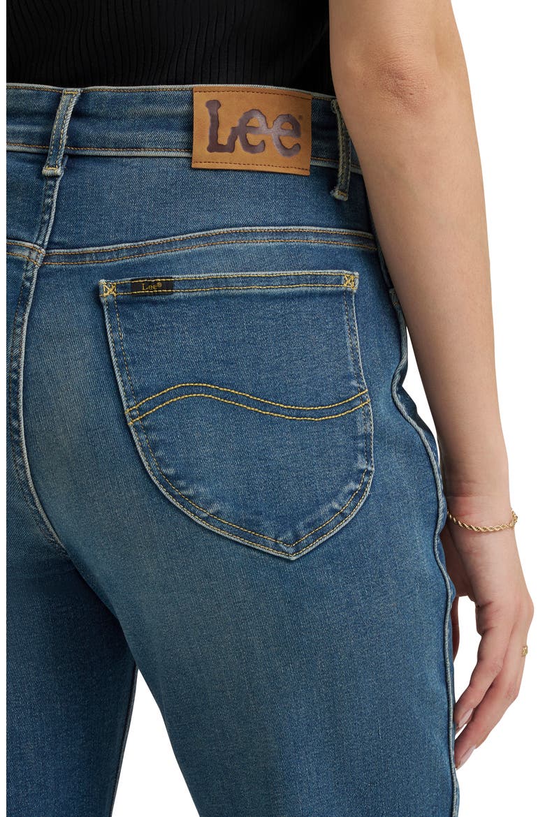 Rider™ Ever Fit Mid Rise Slim Straight Leg Jeans, Alternate, color, INDIGO TEA