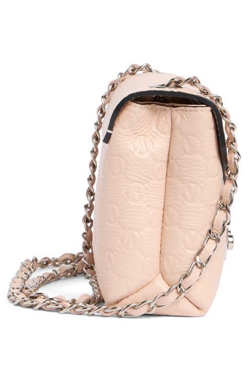 Valentino By Mario Valentino Isabelle Dollaro Monogram Crossbody Bag In Pale Rose
