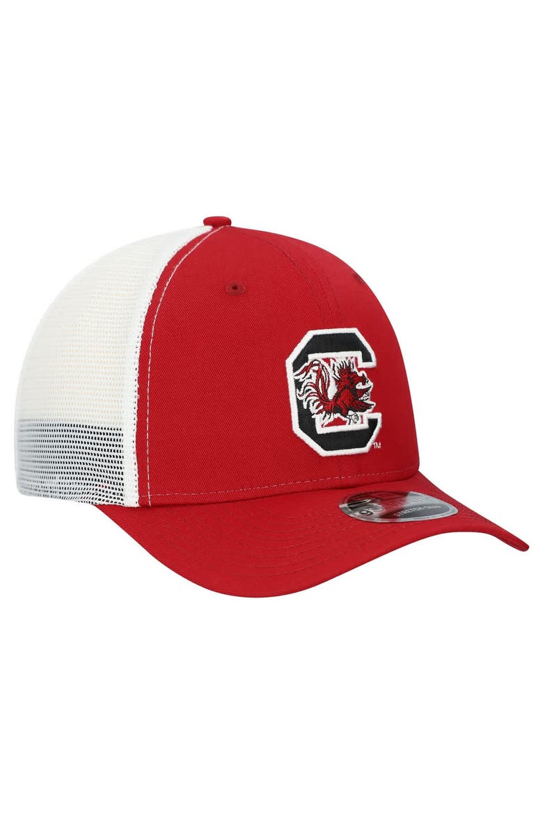 Men's New Era  Garnet South Carolina Gamecocks Team 9SEVENTY COOLERA Trucker Adjustable Hat, Alternate, color, Garnet