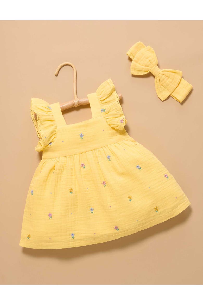 Butterfly Dress, Alternate, color, Daisy Broderie