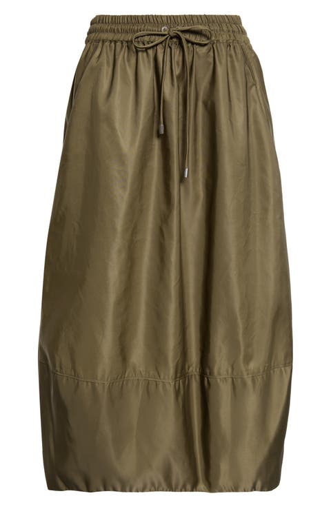 Sirani Nylon Midi Skirt