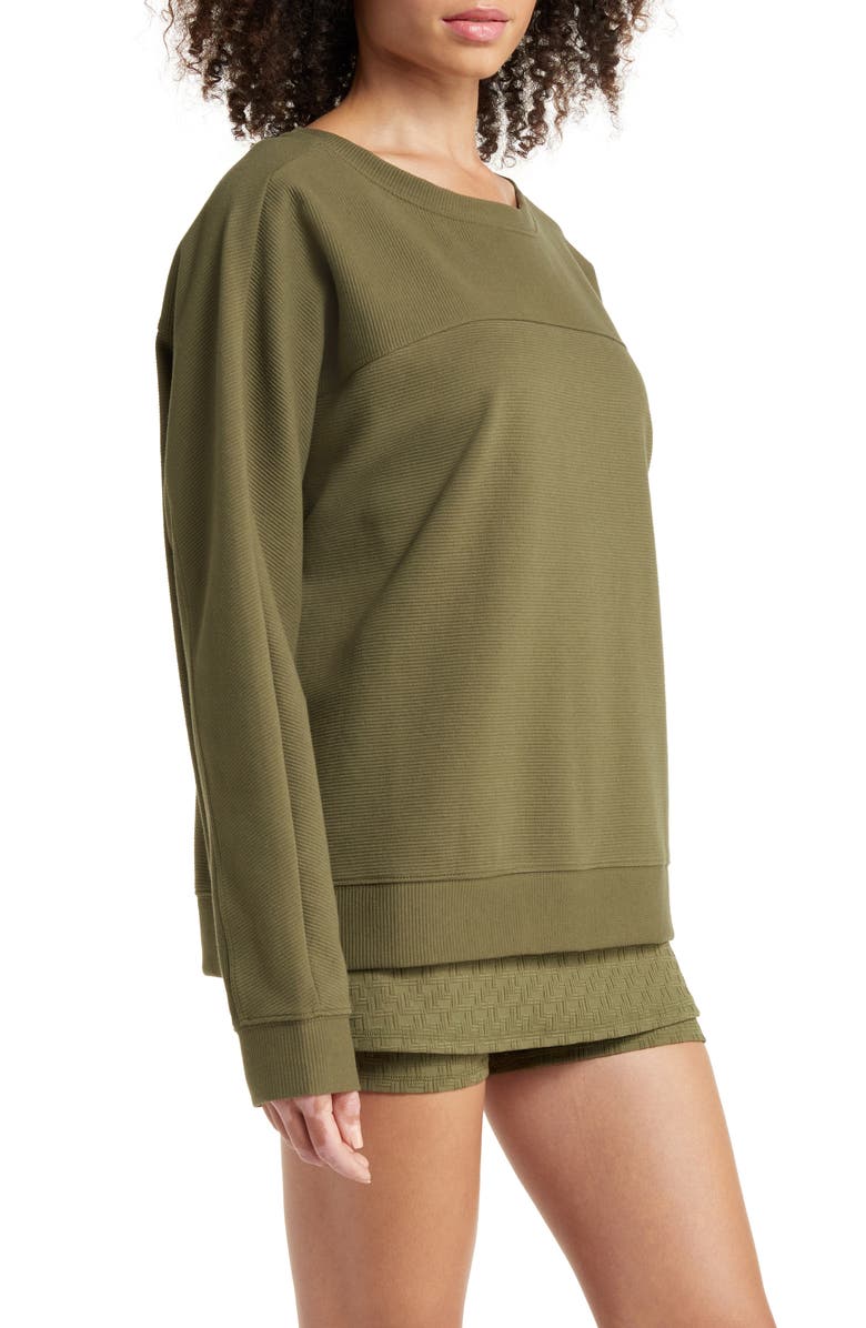 Zella Anya Ottoman Knit Pullover, Alternate, color, 