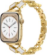BCBG Universal Fit Double Clover Link Bracelet Apple Watch® Watchband