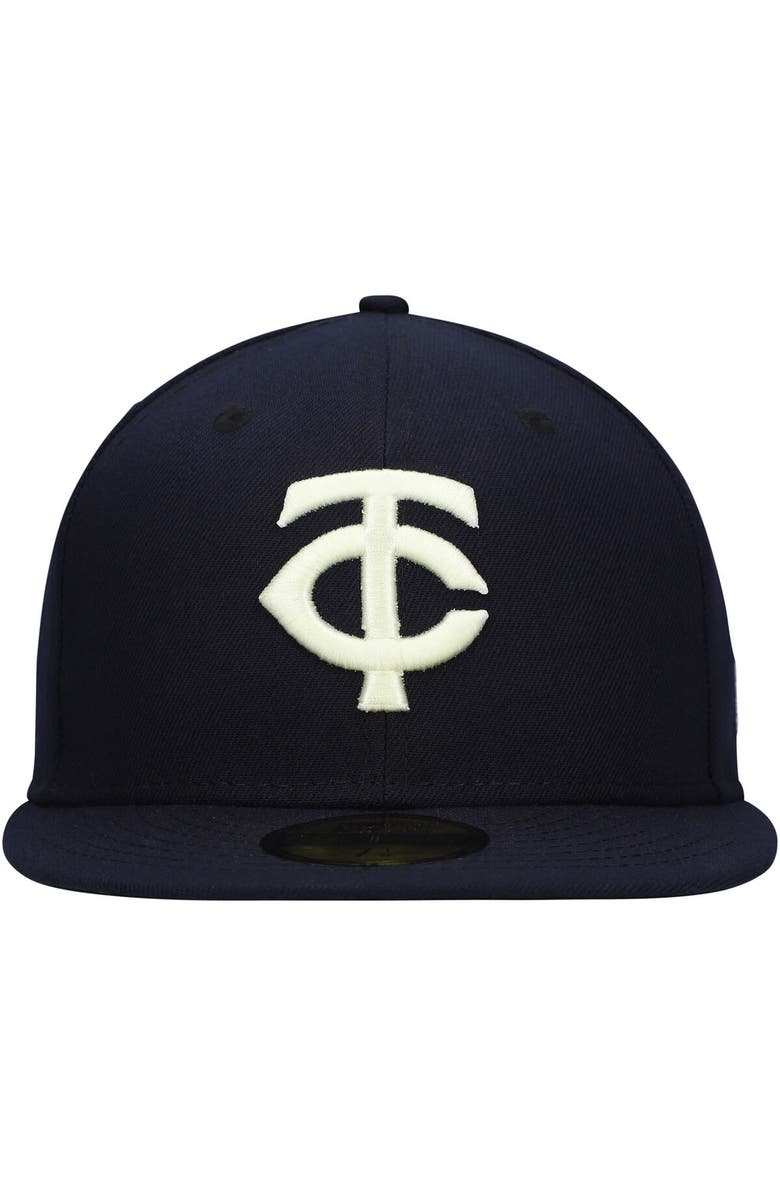 New Era Men's New Era Navy Minnesota Twins 2023 Authentic Collection Alternate 59FIFTY Fitted Hat, Alternate, color, Navy