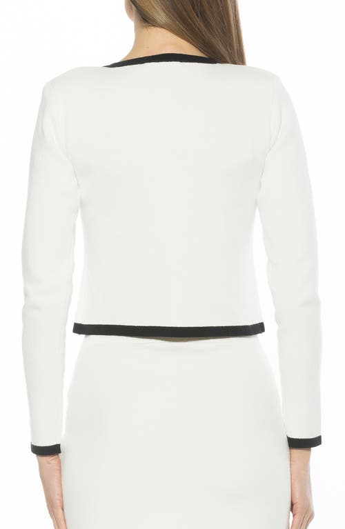 Alexia Admor Maia Knit Cardigan In Ivory