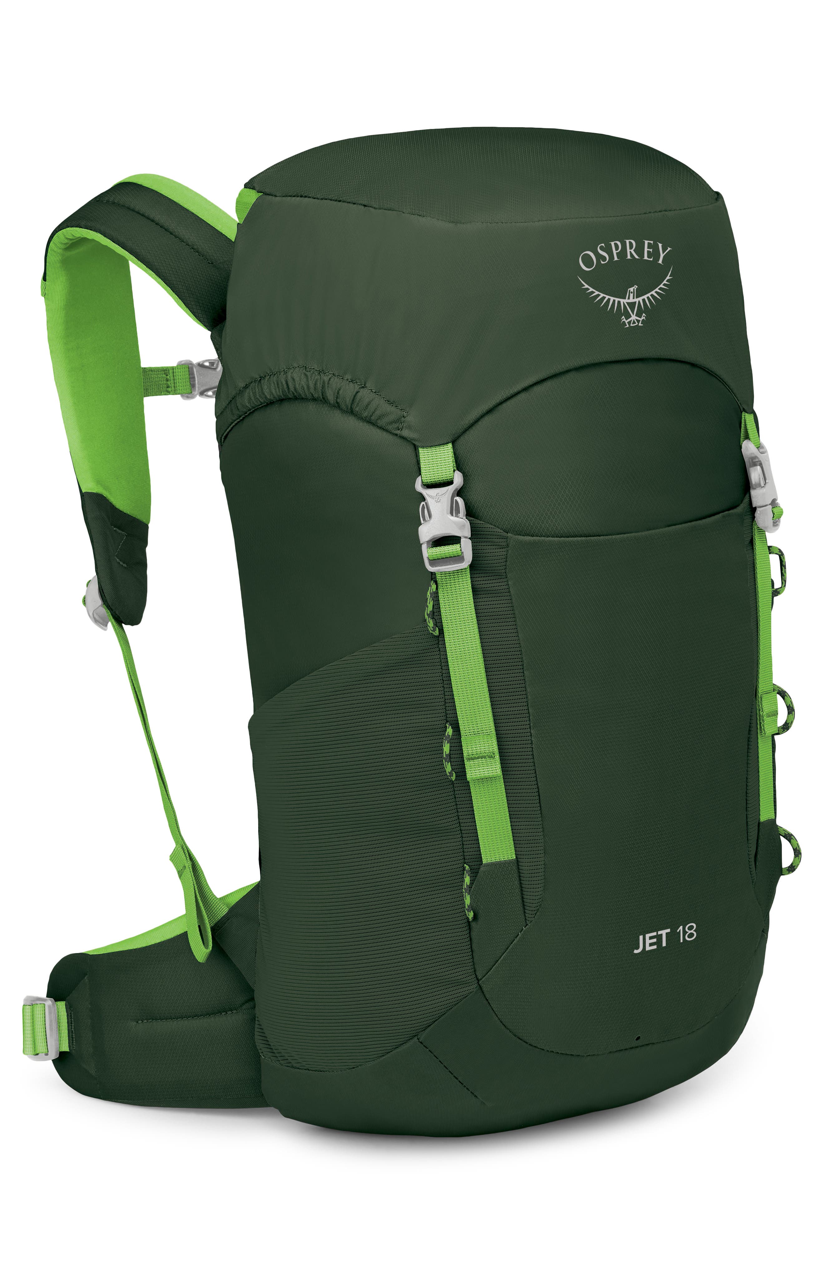 Osprey Kids
 Jet 18-Liter Backpack, Alternate, color, Green Canopy