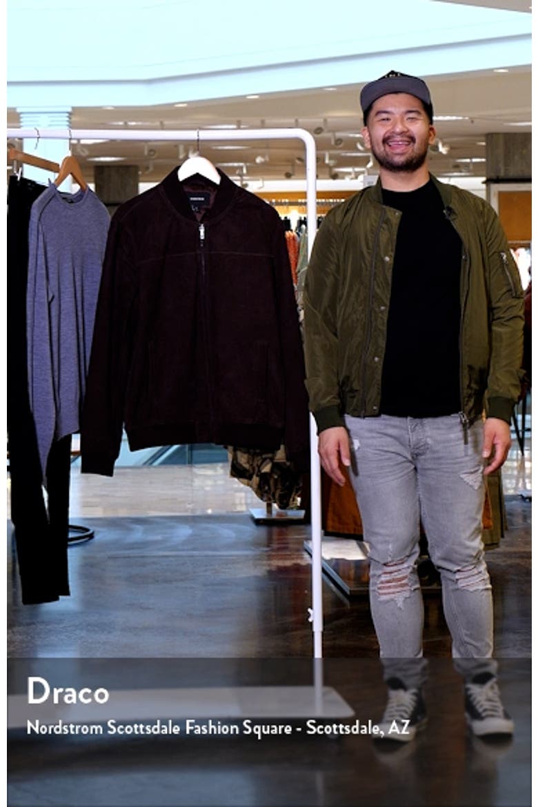 Suede Bomber Jacket video
