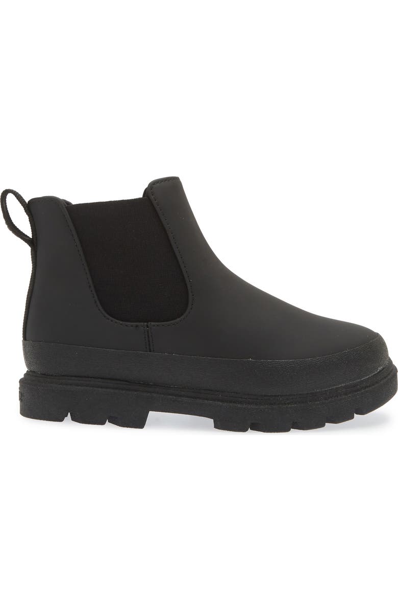 Native Shoes Kids' Kensington Water Resistant Chelsea Boot, Alternate, color, Jiffy Black/ Jiffy Black