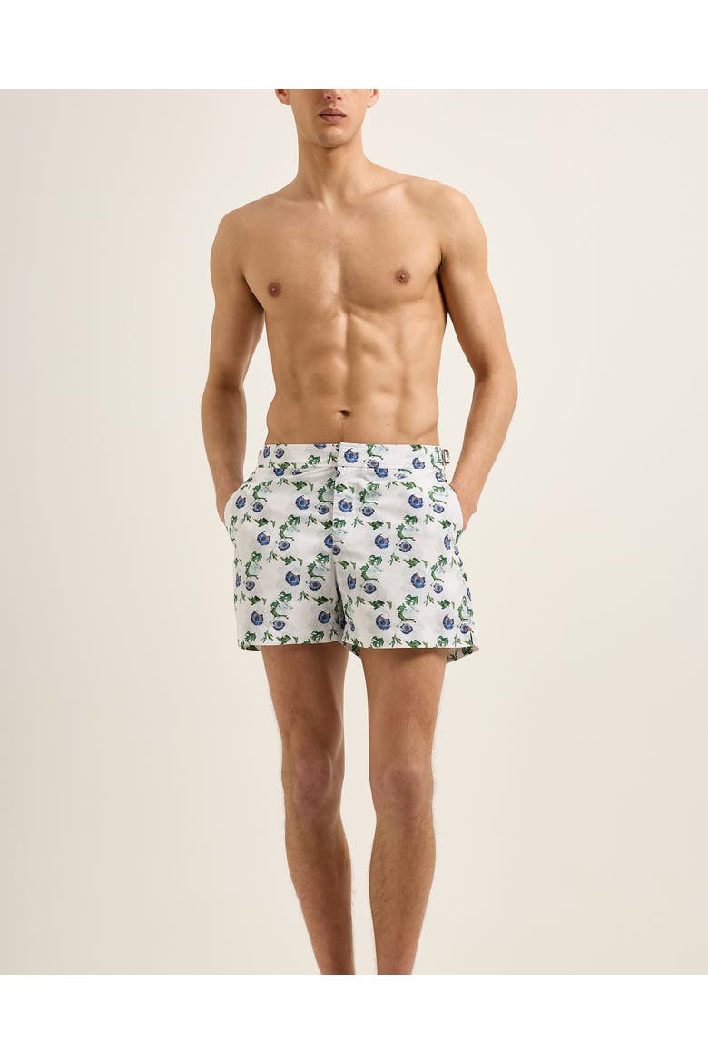 Setter Sarah Graham Coronaria Tailored-Fit Swim Shorts, Alternate, color, White Sand