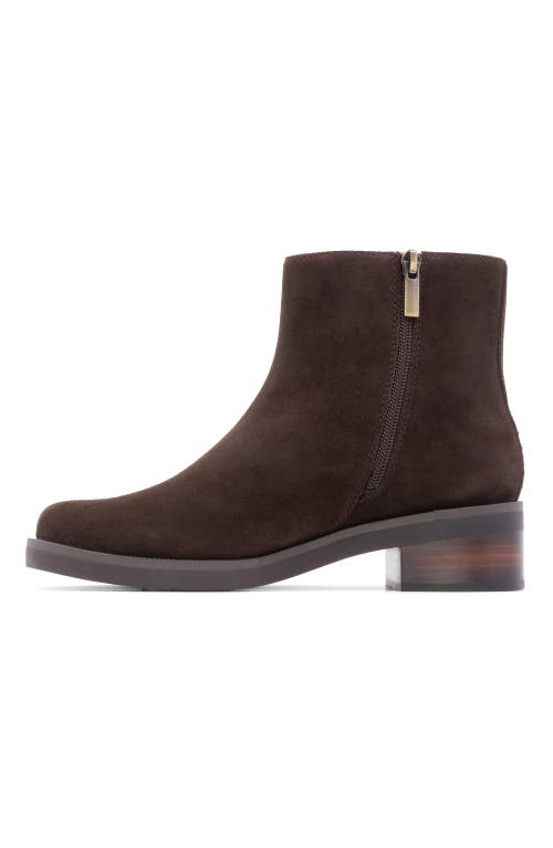 Abeo Traverse Ankle Bootie In Dark Brown - Regular