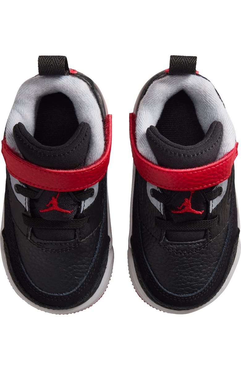 Jordan Kids' Spizike Low Top Sneaker, Alternate, color, Black/ Gym Red/ Grey/ White