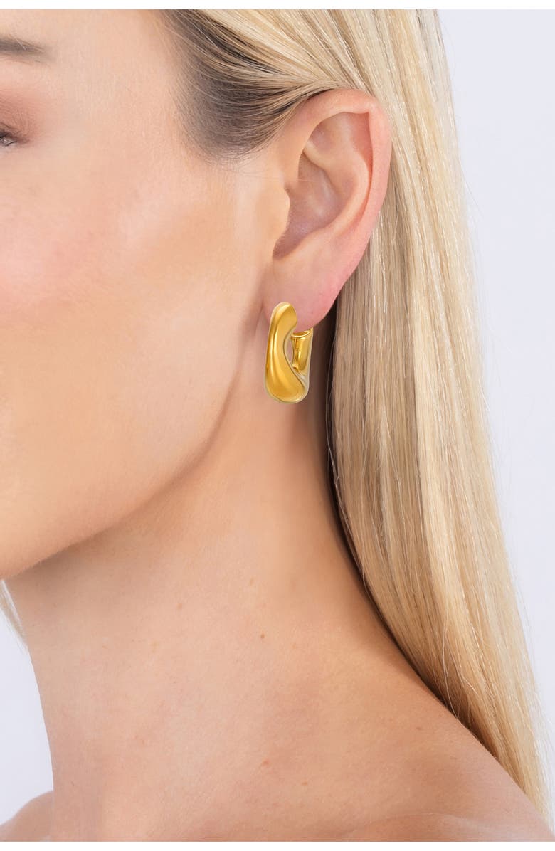 EYE CANDY LOS ANGELES Gianna Bubble Hoop Earrings, Alternate, color, 