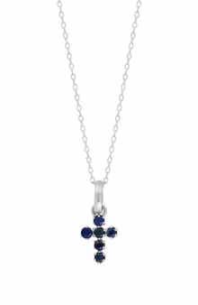 Bony Levy El Mar Gemstone Cross Pendant Necklace