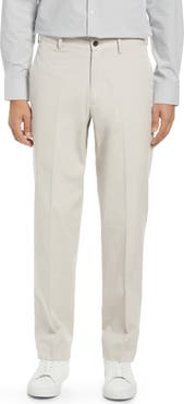 Berle Charleston Khakis Flat Front Cotton Poplin Dress Pants