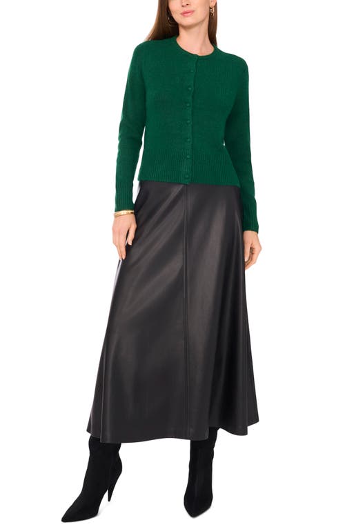 Vince Camuto Button-up Cardigan In Green