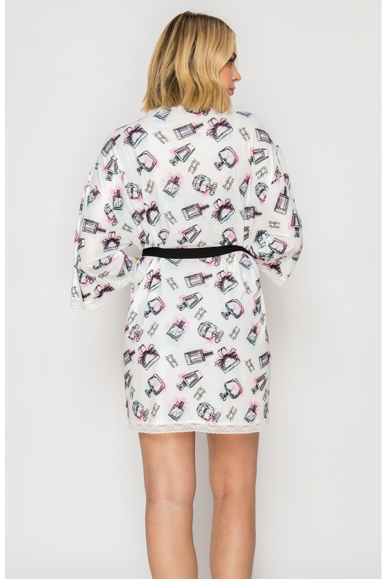 Yummy Jersey Cozy Robe, Alternate, color, Cream Perfume