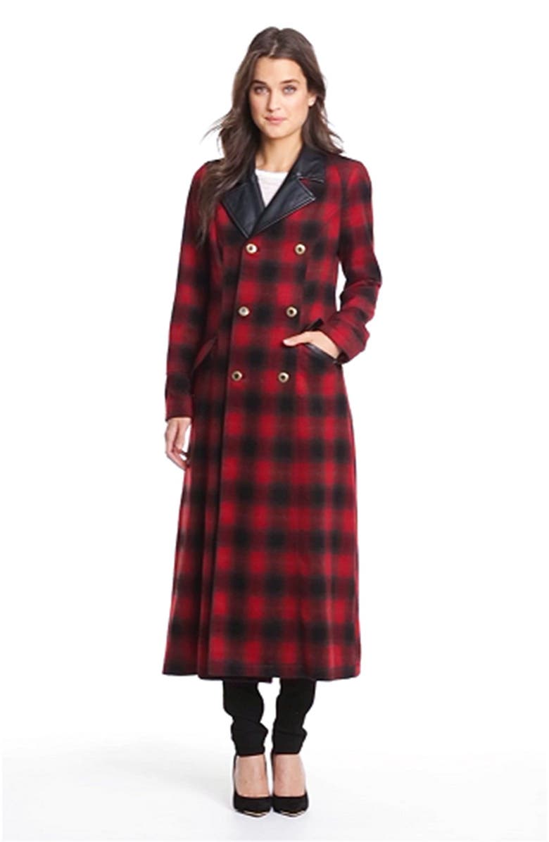 Free People Sargent Plaid Coat, Alternate, color, 