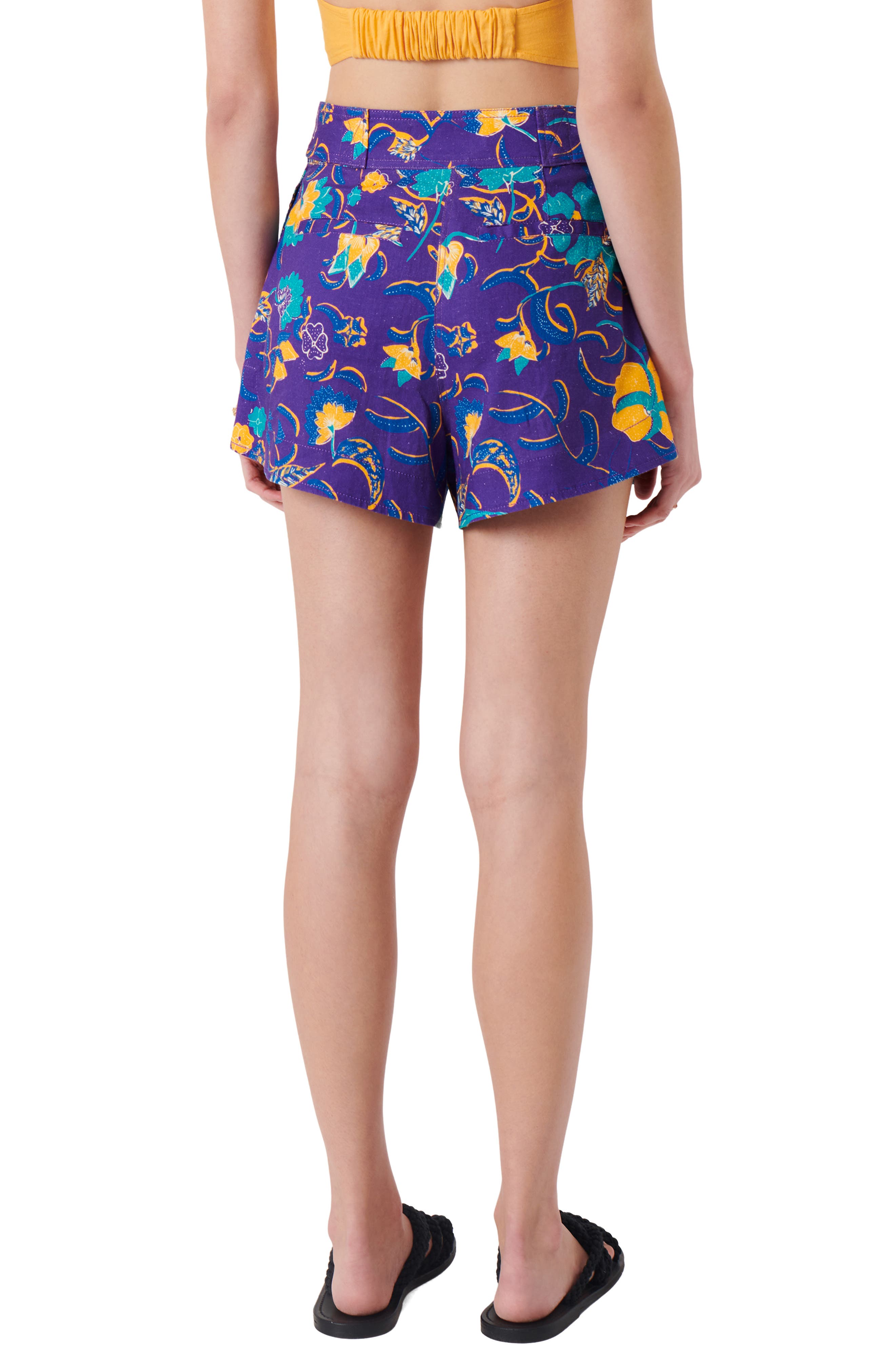 Mika Linen Blend Shorts - image 2