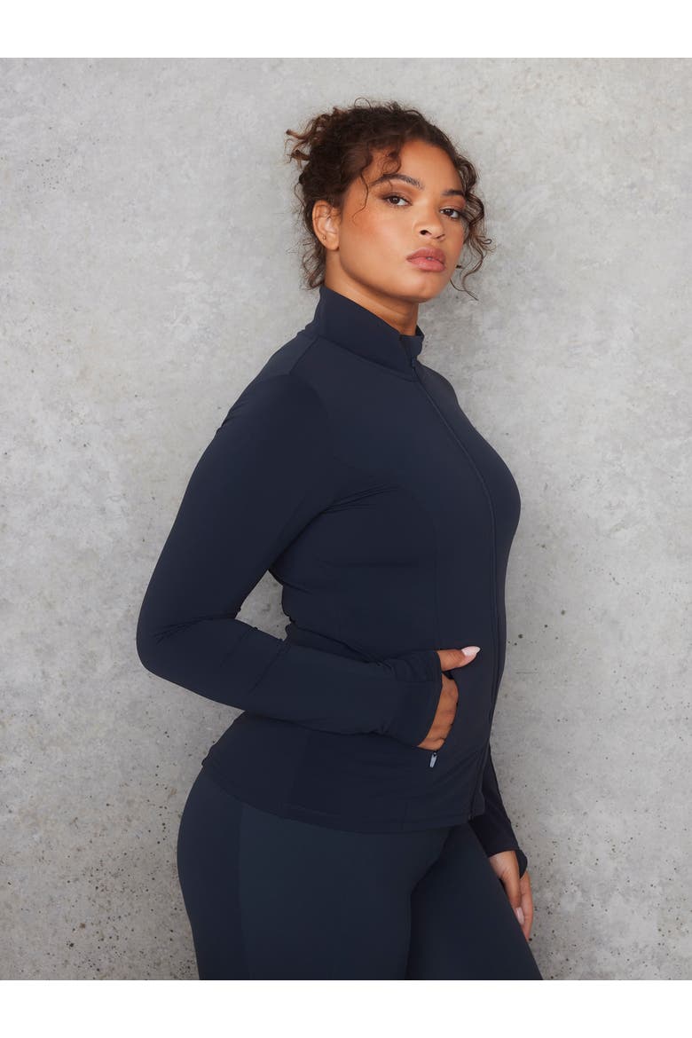 Empower Jacket, Alternate, color, Vintage Navy