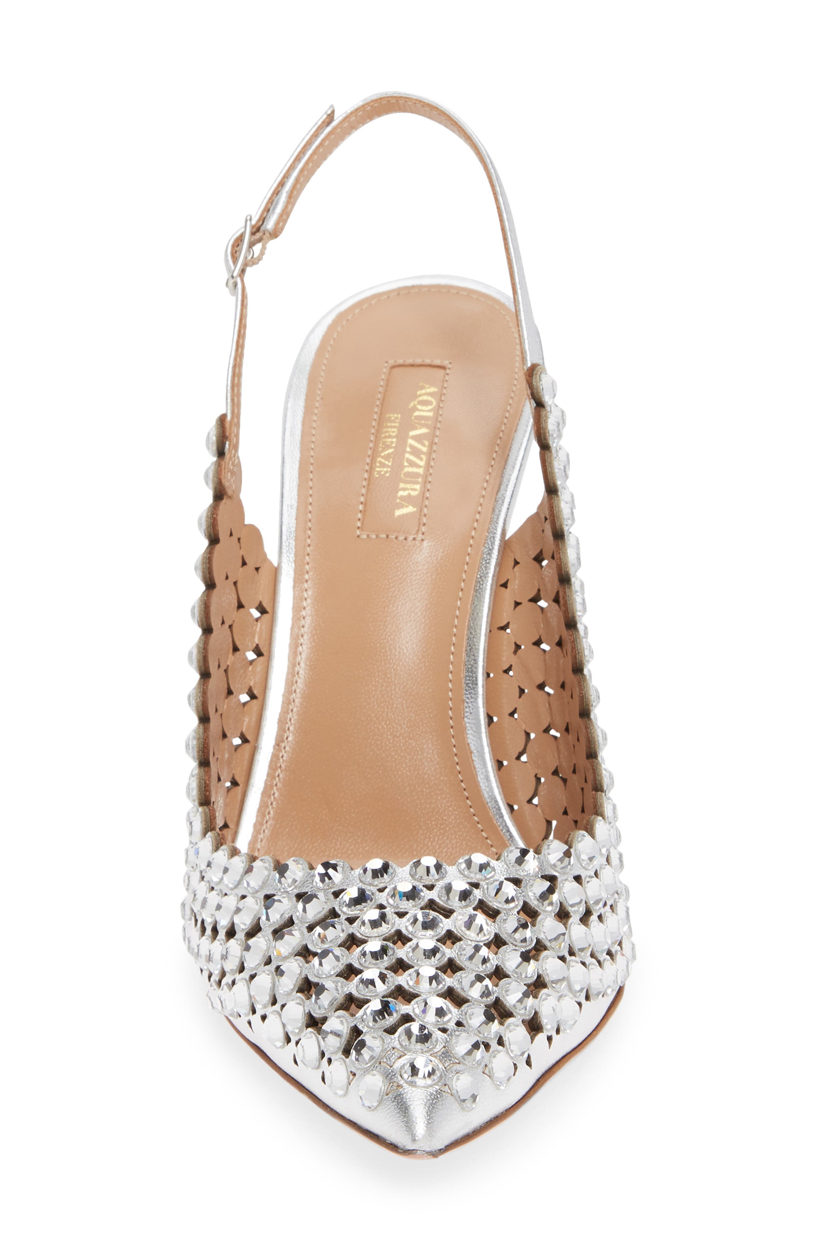 Aquazzura Crystal Tequila Slingback Pump, Alternate, color, 