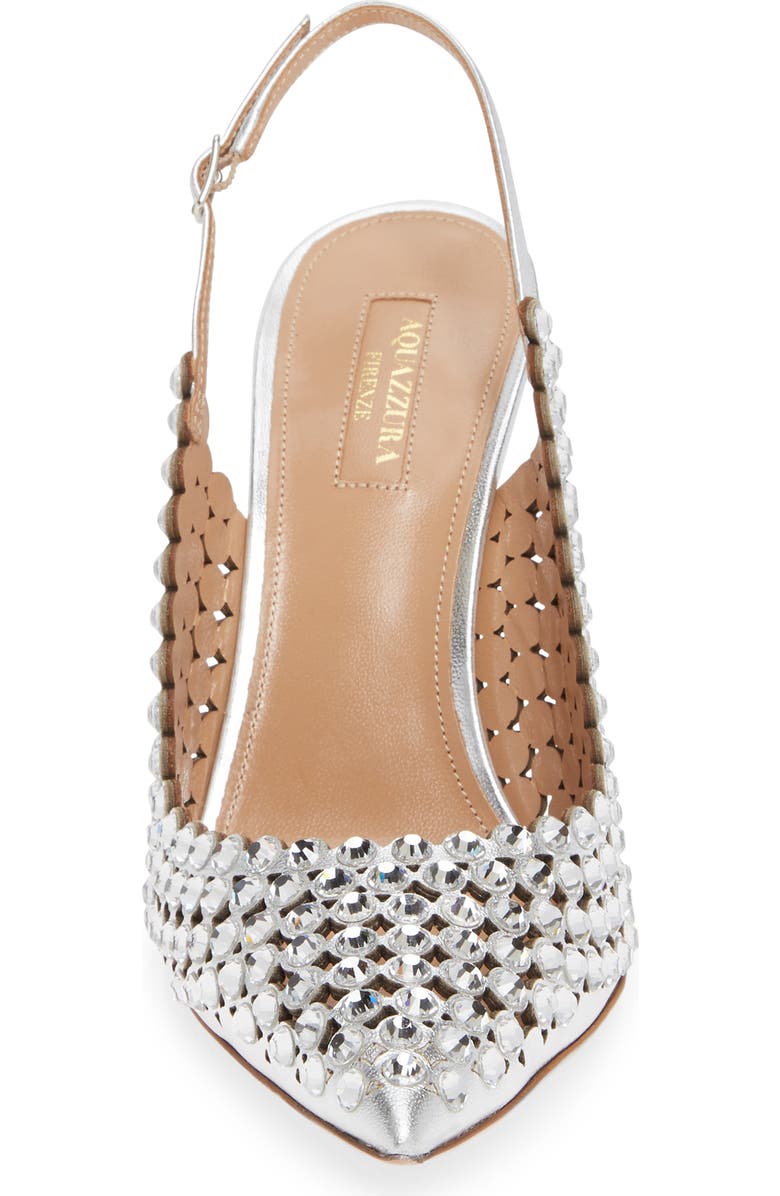 Aquazzura Crystal Tequila Slingback Pump, Alternate, color,