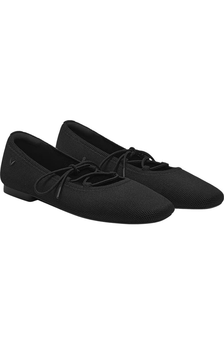 VIVAIA 3 Laces Included Square-Toe Lace-Up Mary Janes, Alternate, color, Black