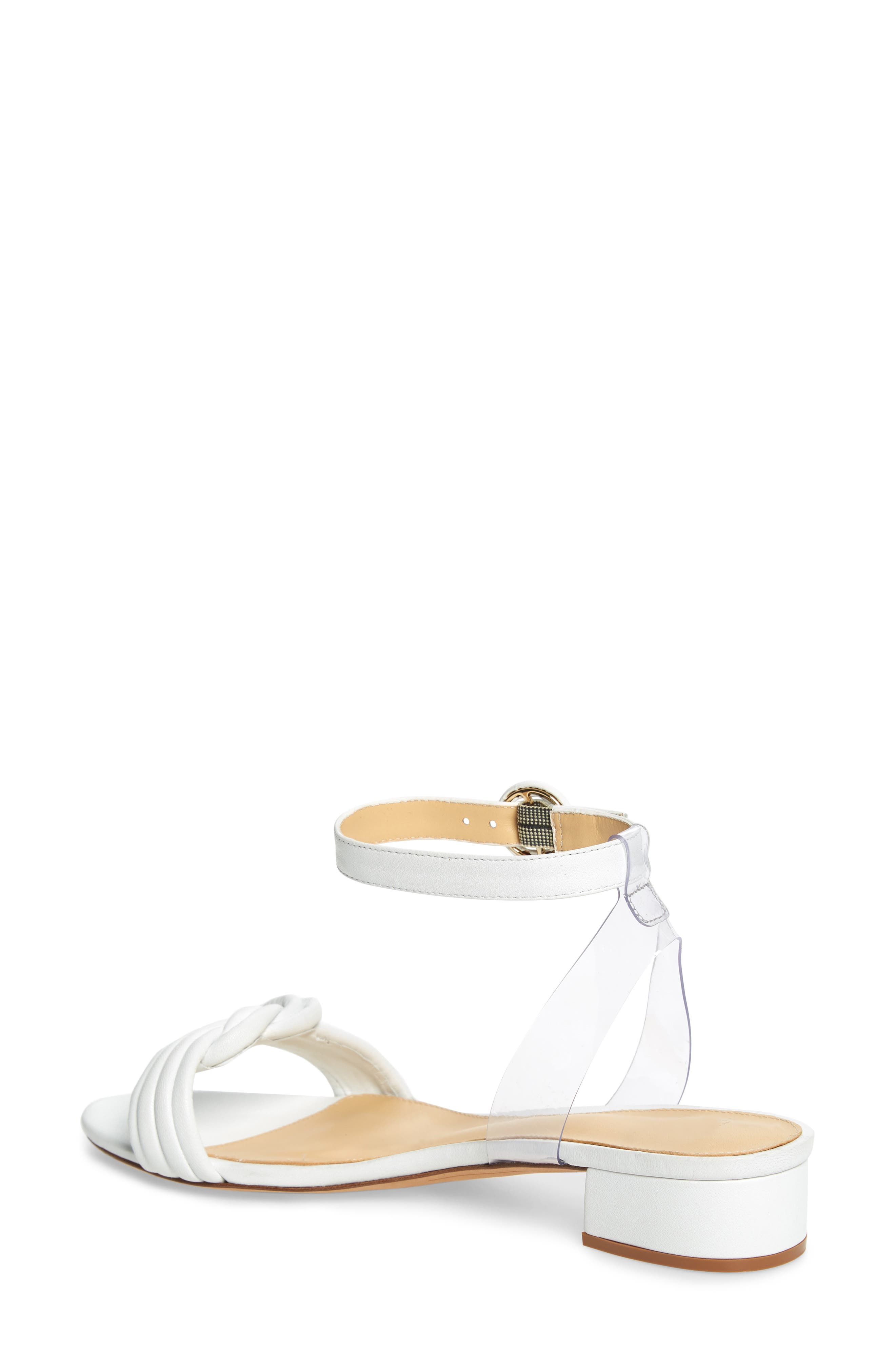Alexandre Birman Vicky Ankle Strap Sandal, Alternate, color, White