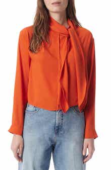 DO by Dee Ocleppo Soraya Scarf Neck Top