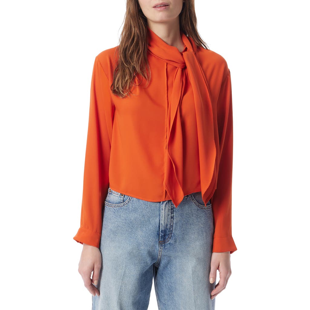Do By Dee Ocleppo Soraya Scarf Neck Top In Brown